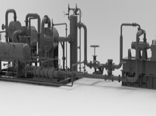 蒸汽朗肯循环发电系统